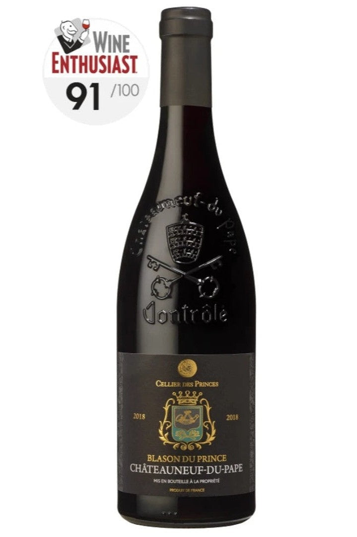 Cellier Des Princes Blason Du Prince Châteauneuf Du Pape