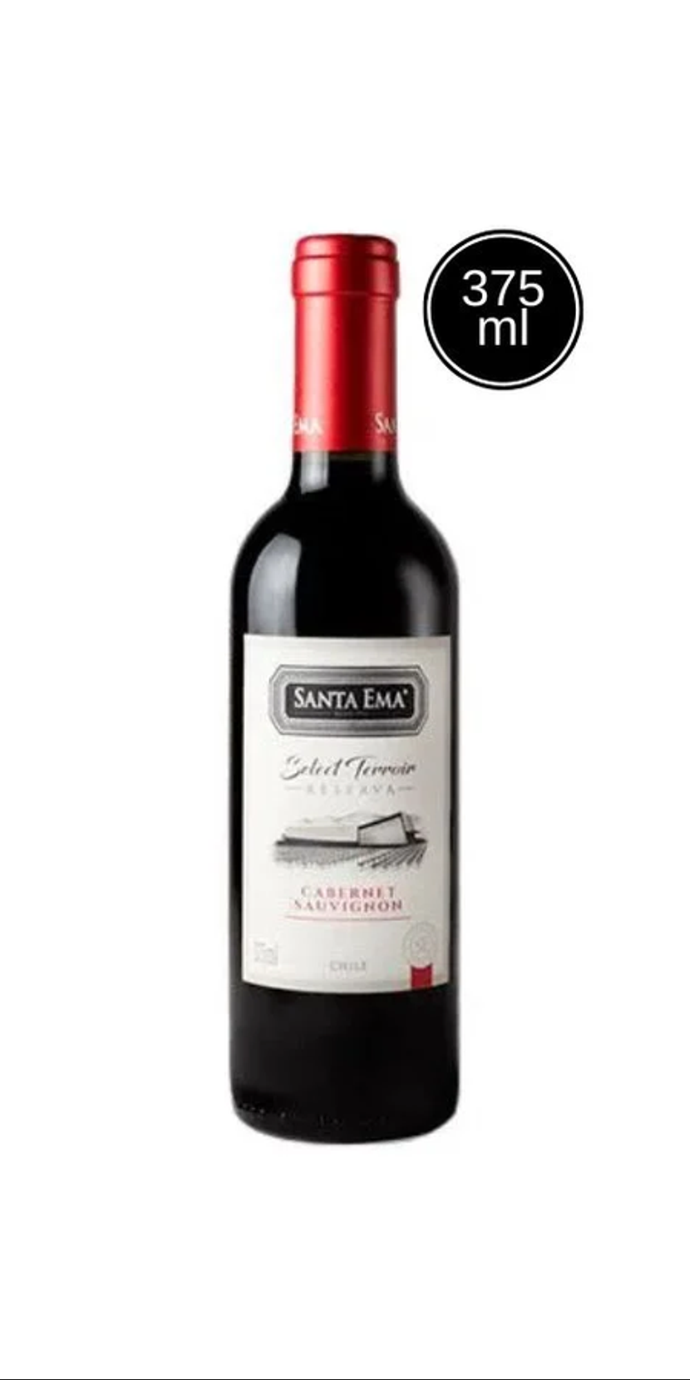 VINHO CHIL SANTA EMA S TERROIR CABERNET SAUV 375ML