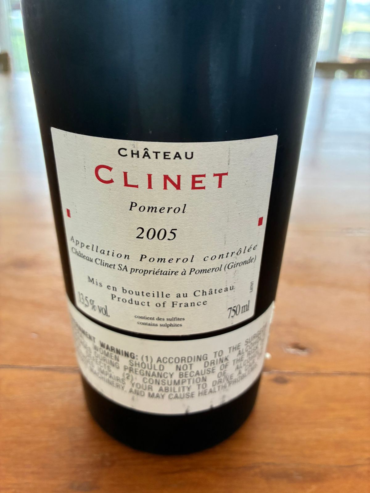 Chateau Clinet 2005