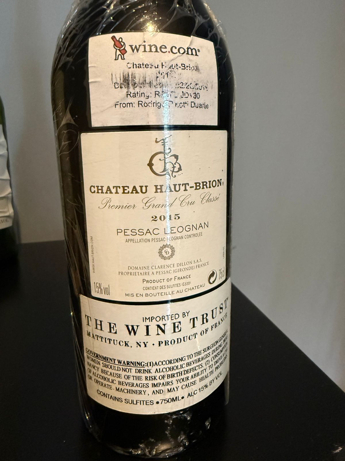 Chateau Haut Brion 2015