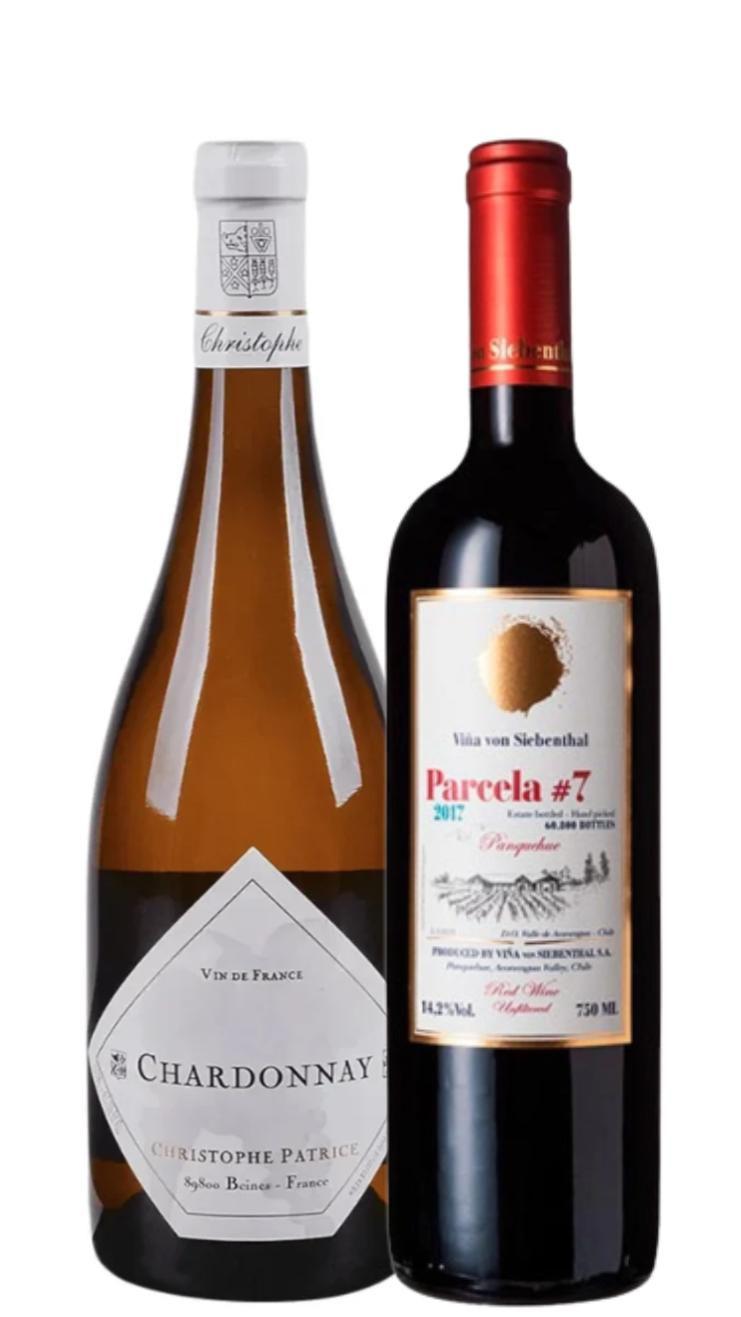 Dupla Encontro Especial: Parcela 7 + Chardonnay Christophe Patrice