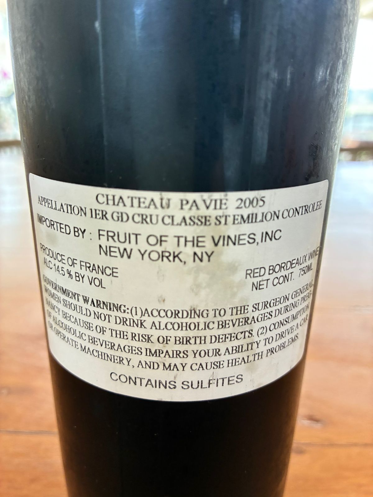 Chateau Pavie 2005