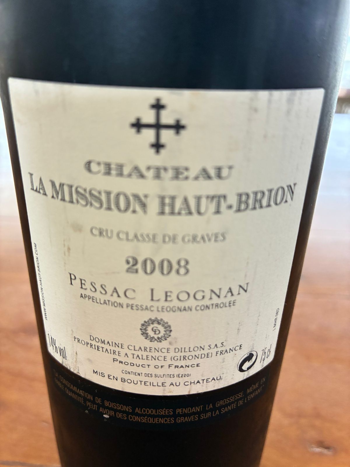 Chateau La Mission Haut-Brion 2008