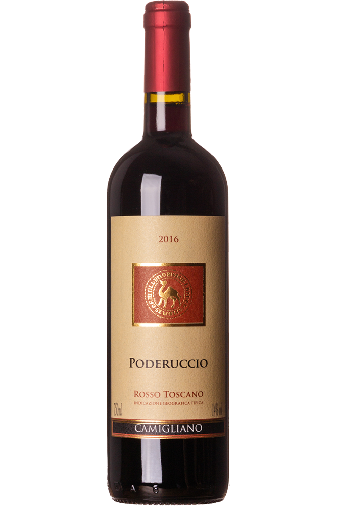 Vinho Tinto Italiano Camigliano Poderuccio Toscano 2018 750ml