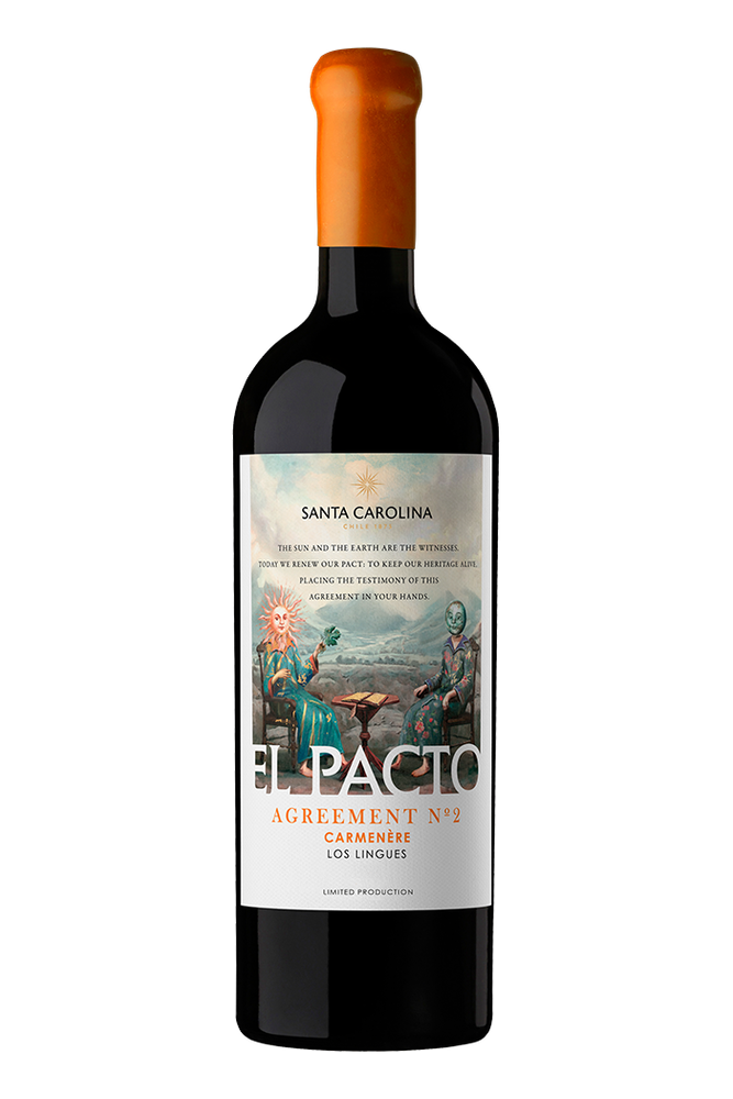 Vinho Chileno Santa Carolina El Pacto Carmenere 750ml