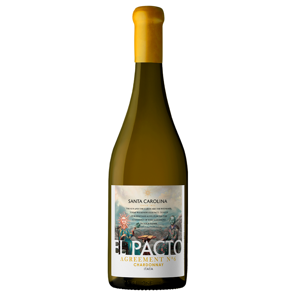 Vinho Chileno Santa Carolina El Pacto Chardonnay 750ml