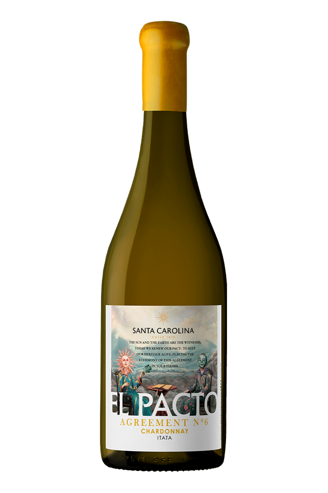 Vinho Chileno Santa Carolina El Pacto Chardonnay 750ml