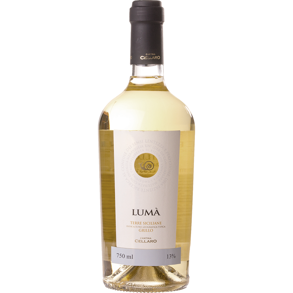 Vinho Branco Italiano Cellaro Lumà Grillo IGT 750ml