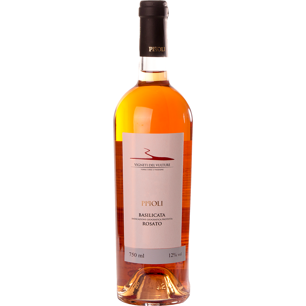 Vinho Rosé Italiano Vigneti del Vulture Pipoli Rosato Basilicata IGT 750ml