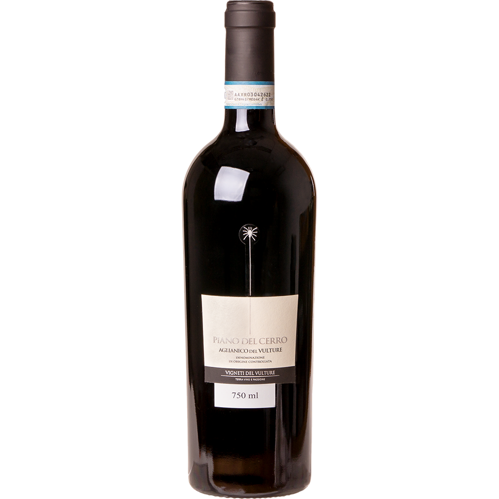 Vinho Tinto Italiano Vigneti del Vulture Piano del Cerro Aglianico del Vulture DOC 750ml