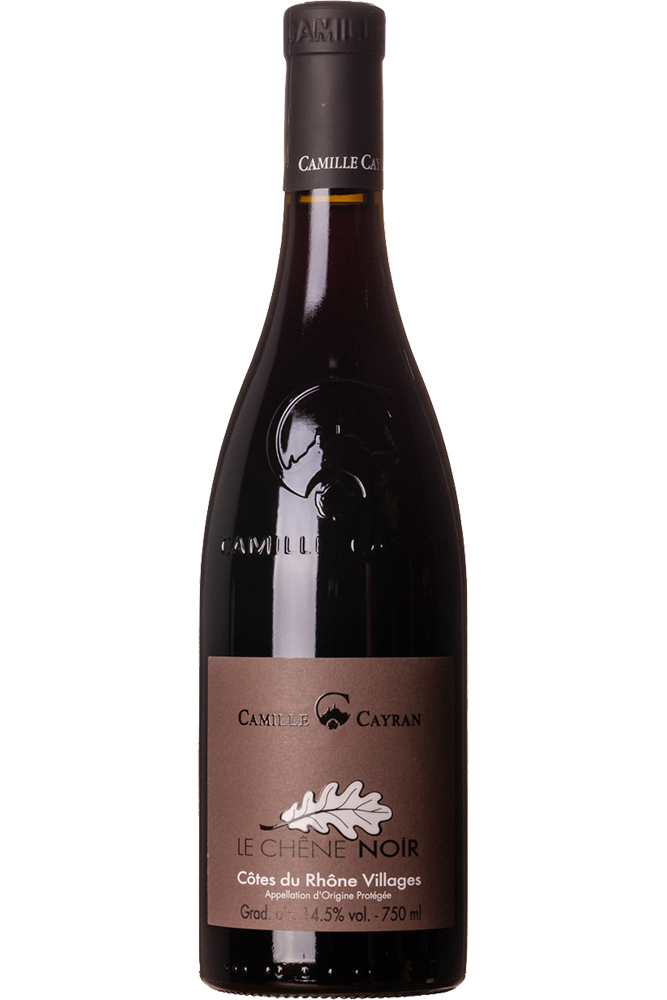 Vinho Tinto Francês Cairanne Le Chêne Noir Cotes du Rhone Villages 750ml