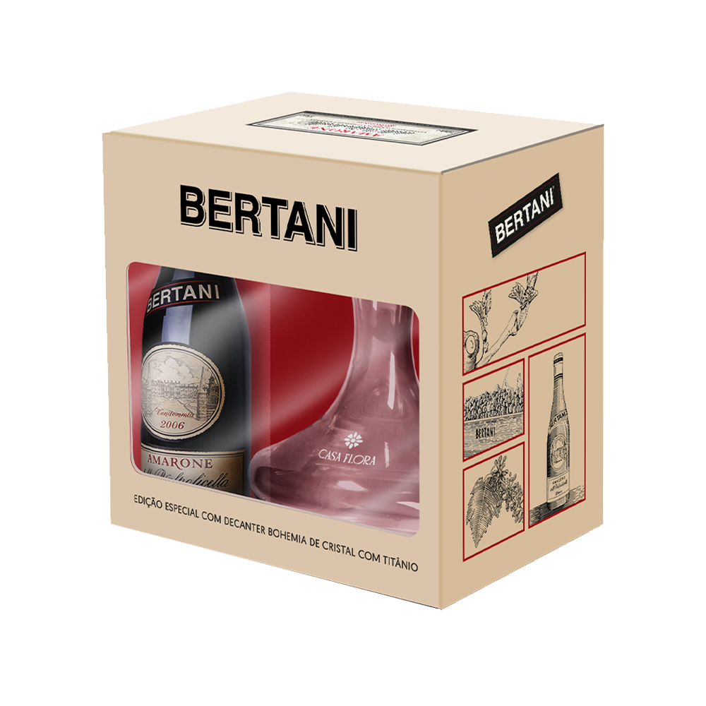 KIT PREMIUM AMARONE BERTANI C/DECANTE 12