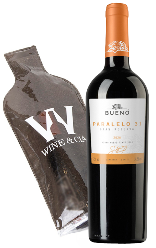 Vinho Tinto Paralelo 31 Gran Reserva 2022 750ml + Wine Skin
