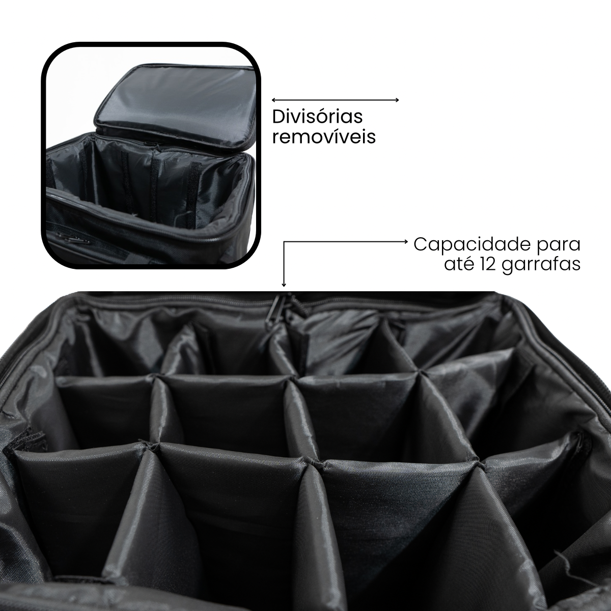 Bolsa Mala Com Rodas Para Transporte E Viagem De 12 Garrafas De Vinho