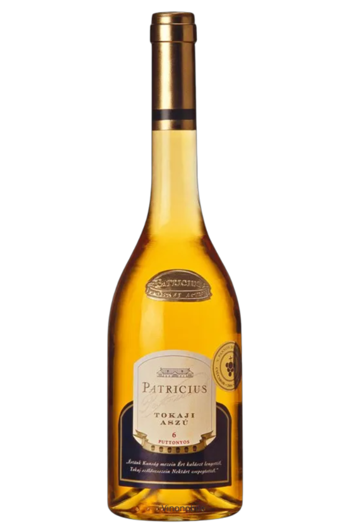 Vinho Patricius Tokaji Aszu 6 Puttonyos 500ml