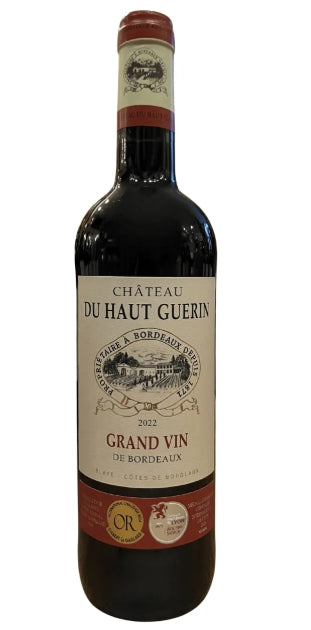 Vinho Tinto Frances Château Du Haut Guérin 2022