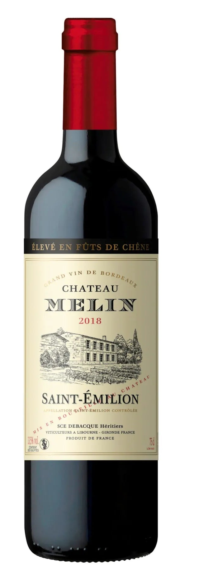 Vinho Tinto Frances Château Melin Saint-Emilion 2022