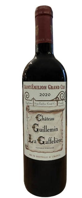 Vinho Tinto Frances Château Guillemin La Gaffelière Saint-Émilion Grand Cru 2020