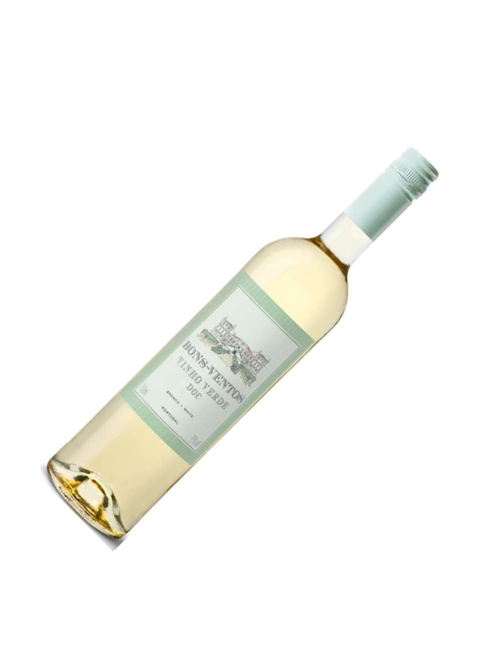 Kit 2 Garrafas Vinho Verde Bons Ventos Branco 750ml
