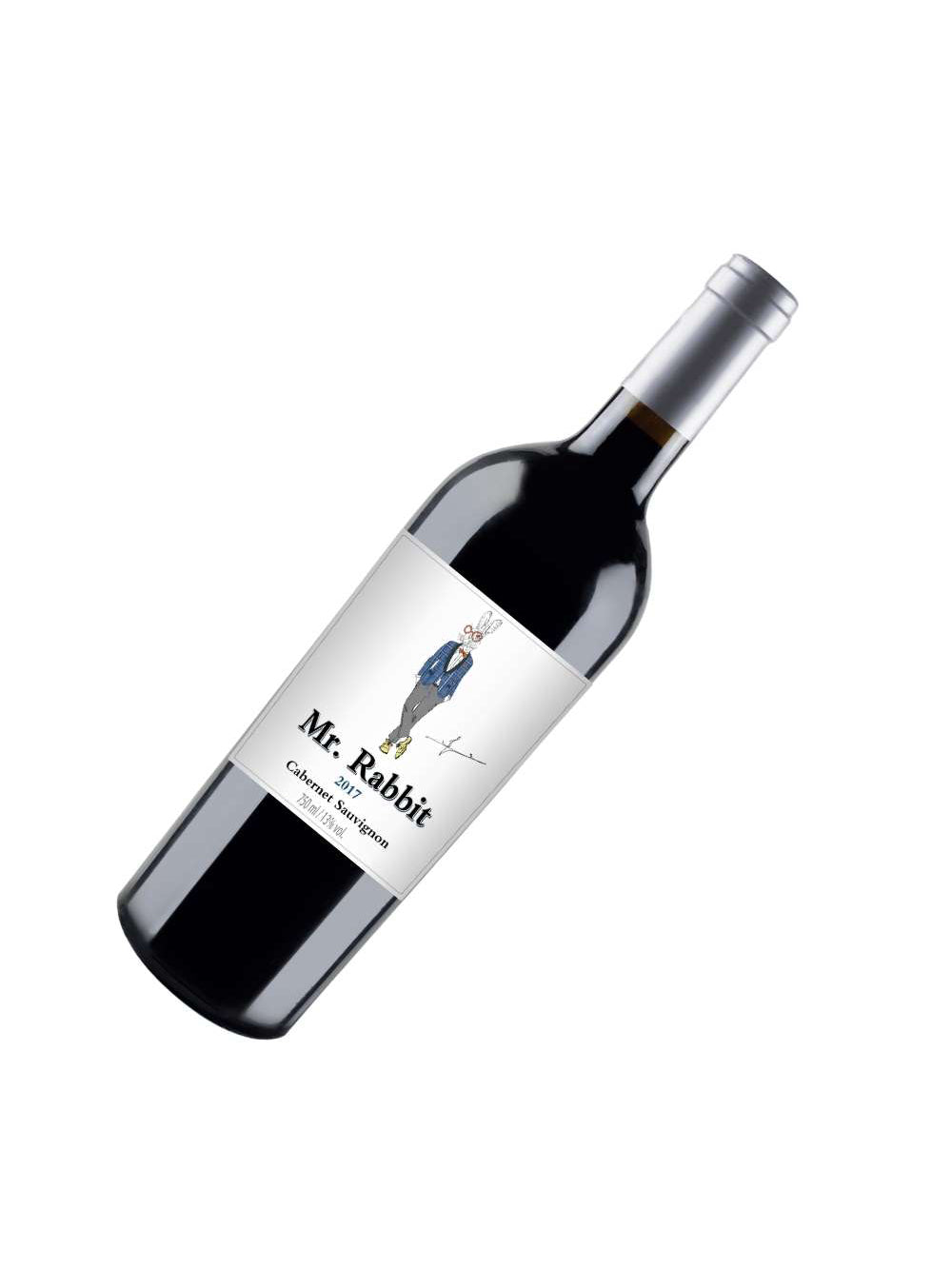 Kit 6 Garrafas Vinho Tinto Mr. Rabbit Cabernet Sauvignon 750ml