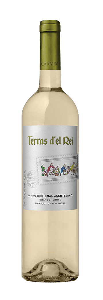 Vinho Branco Português Carmim Terras del Rei Alentejo 750ml.