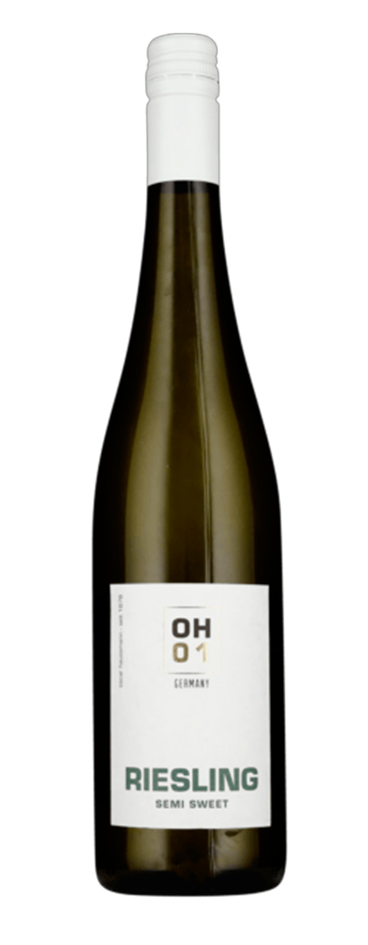 Vinho Branco Alemão OH01 Riesling Semi Sweet 750ml.