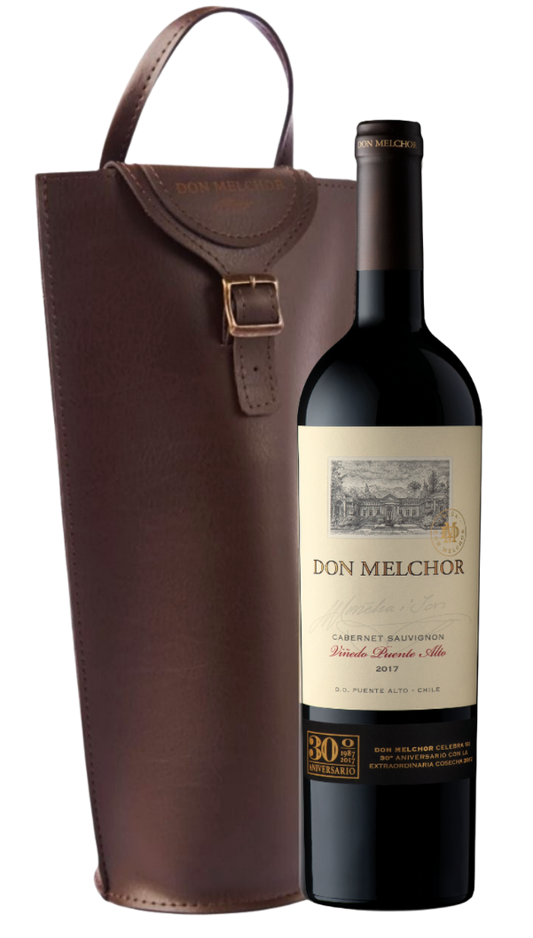 Don Melchor 2017 & Bag individual de couro personalizada