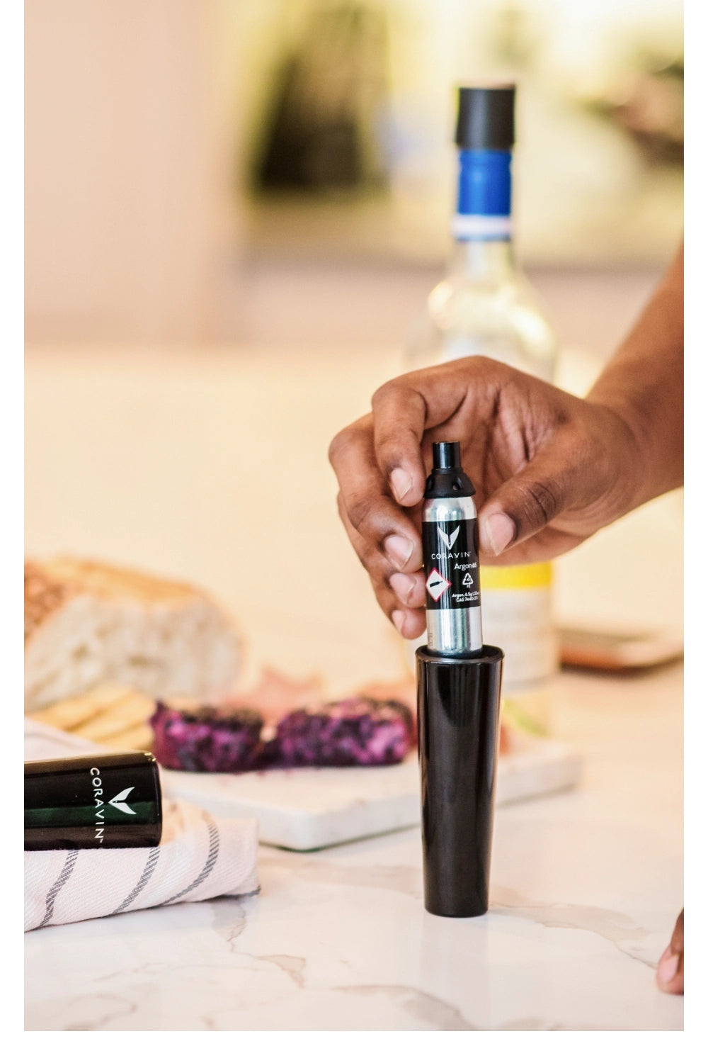 Cápsulas De Gás Argônio Coravin - 12 Unidades