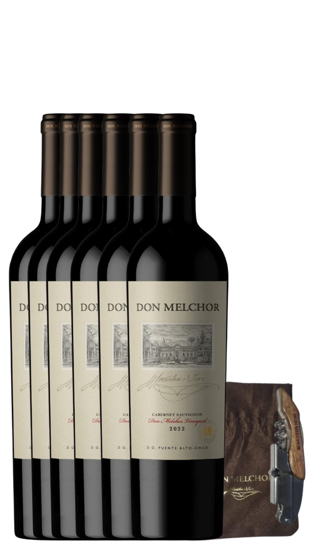 Kit com 6un Don Melchor 2022 com abridor personalizado