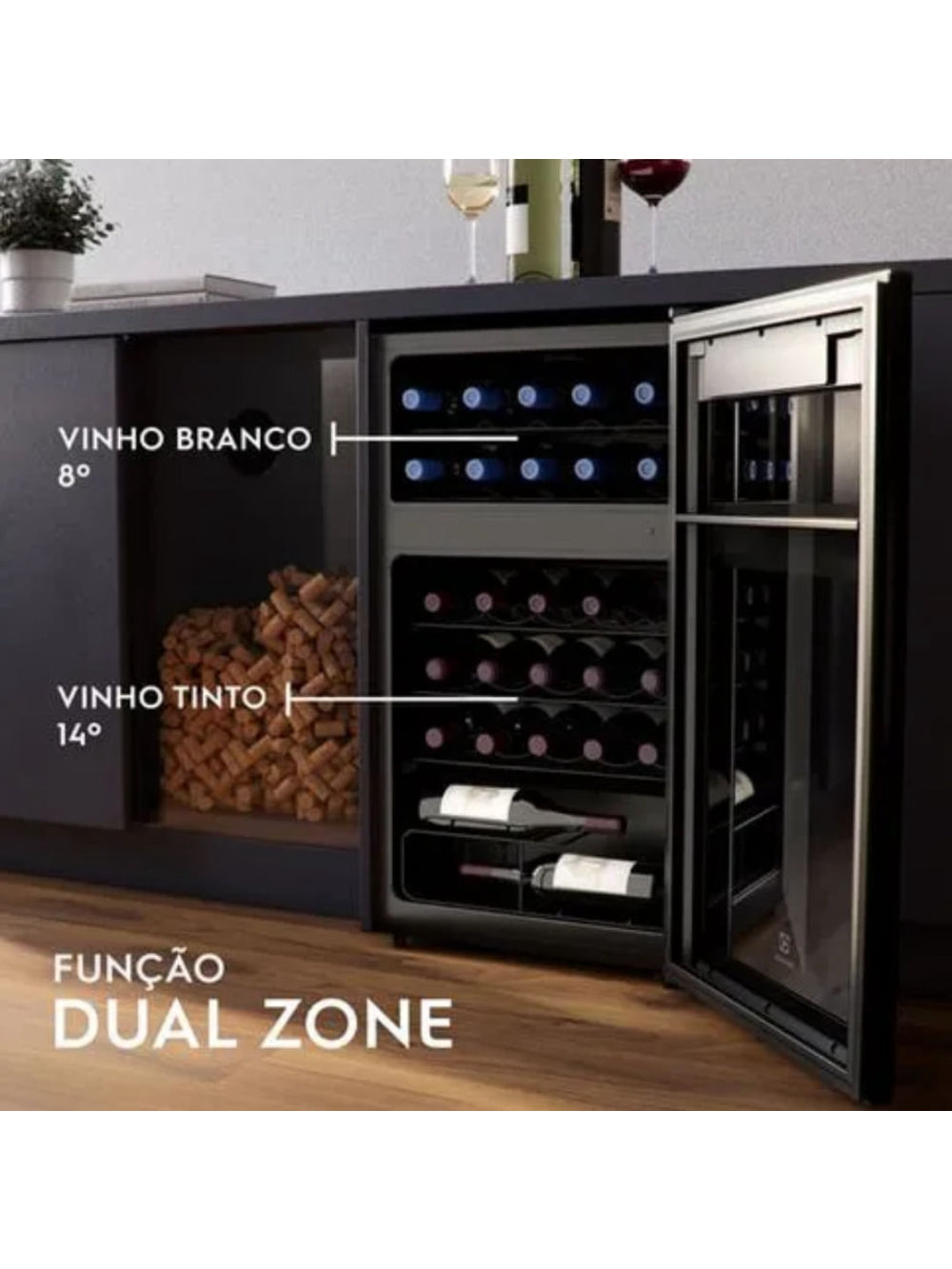 Adega Electrolux WDF29 29 Garrafas Preta