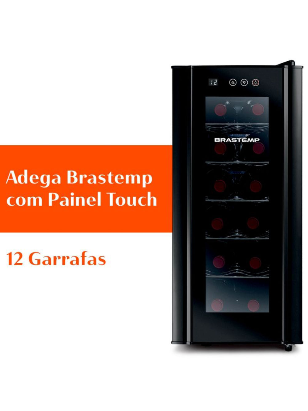 Adega Brastemp BZC12BEANA 12 Garrafas Preta