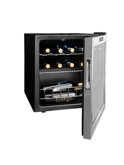 Adega Suggar Lyon 13 Garrafas Preta Inox 110V AD1511IX