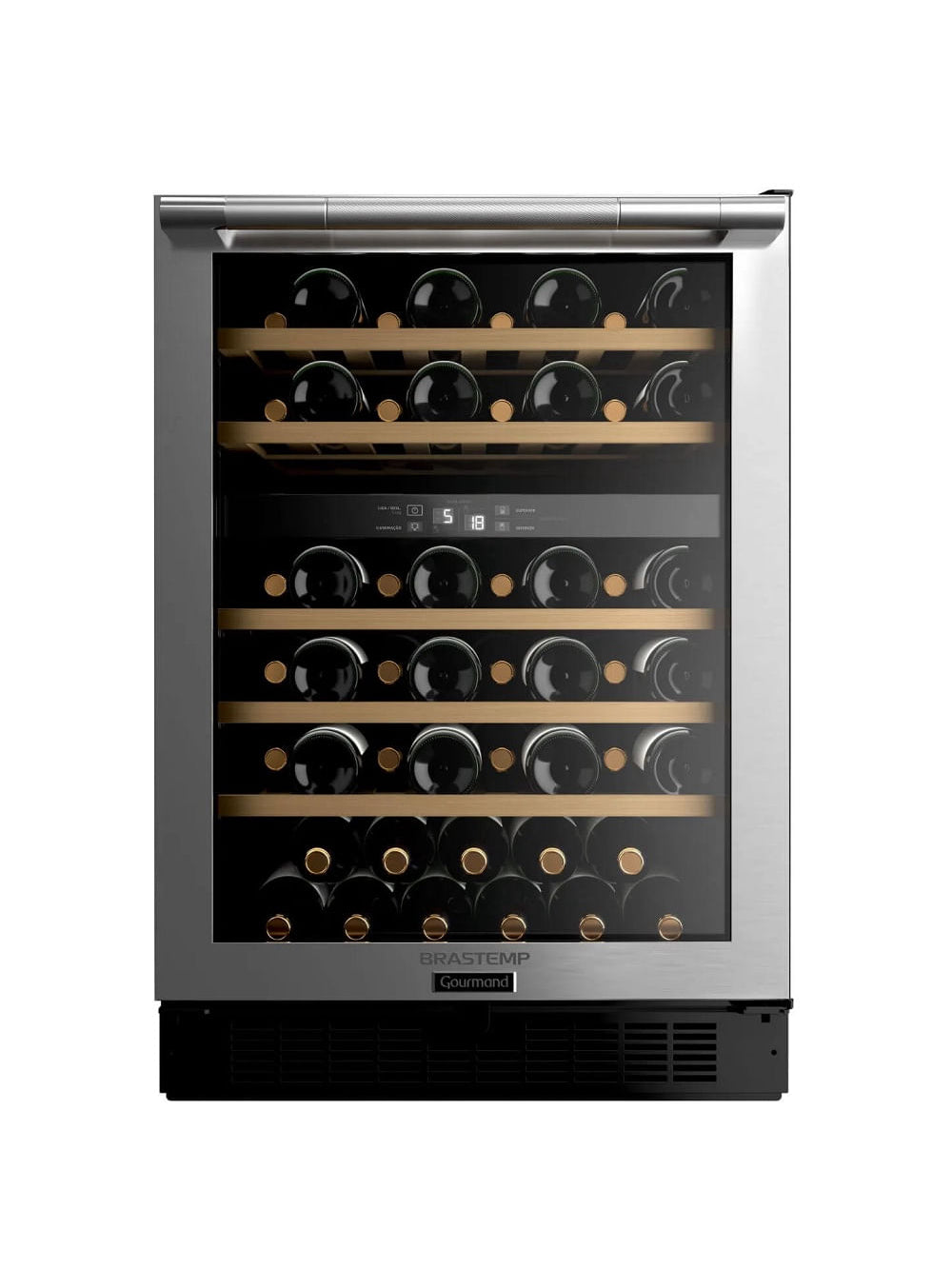 Adega Brastemp 51 Garrafas Dual Zone Inox 110V BZB51AEANA