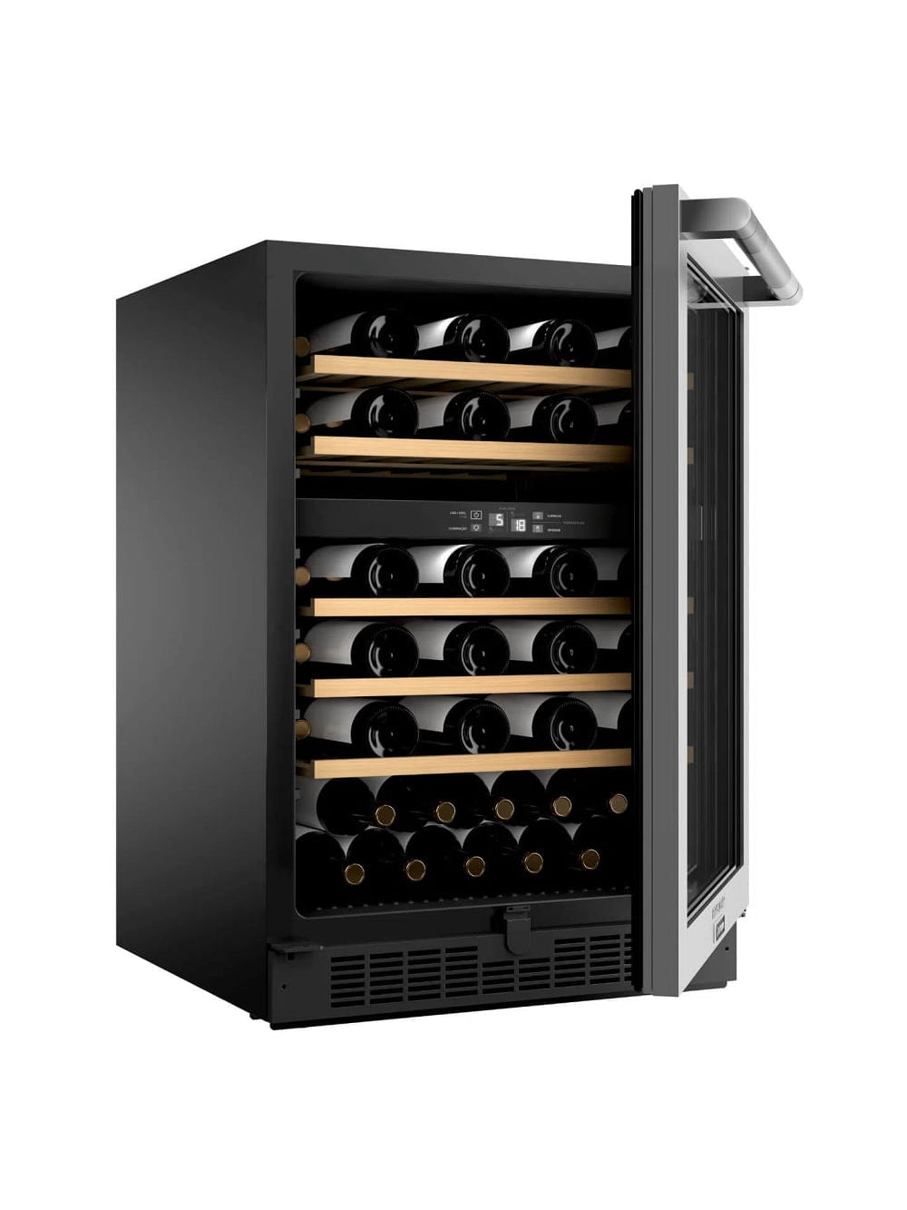 Adega Brastemp 51 Garrafas Dual Zone Inox 110V BZB51AEANA