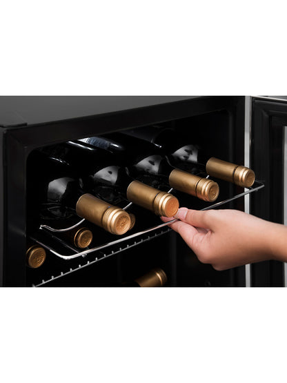 Adega Suggar Cannes 18 Garrafas Preta 110V AD1811PT
