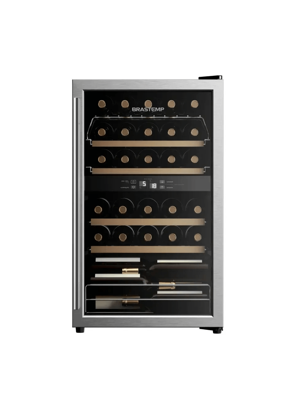 Adega Brastemp 33 Garrafas Dual Zone Inox 220V BZB33BEBNA