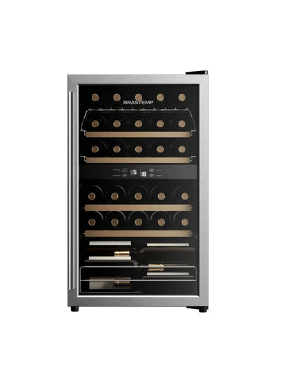 Adega Brastemp 33 Garrafas Dual Zone Inox 220V BZB33BEBNA
