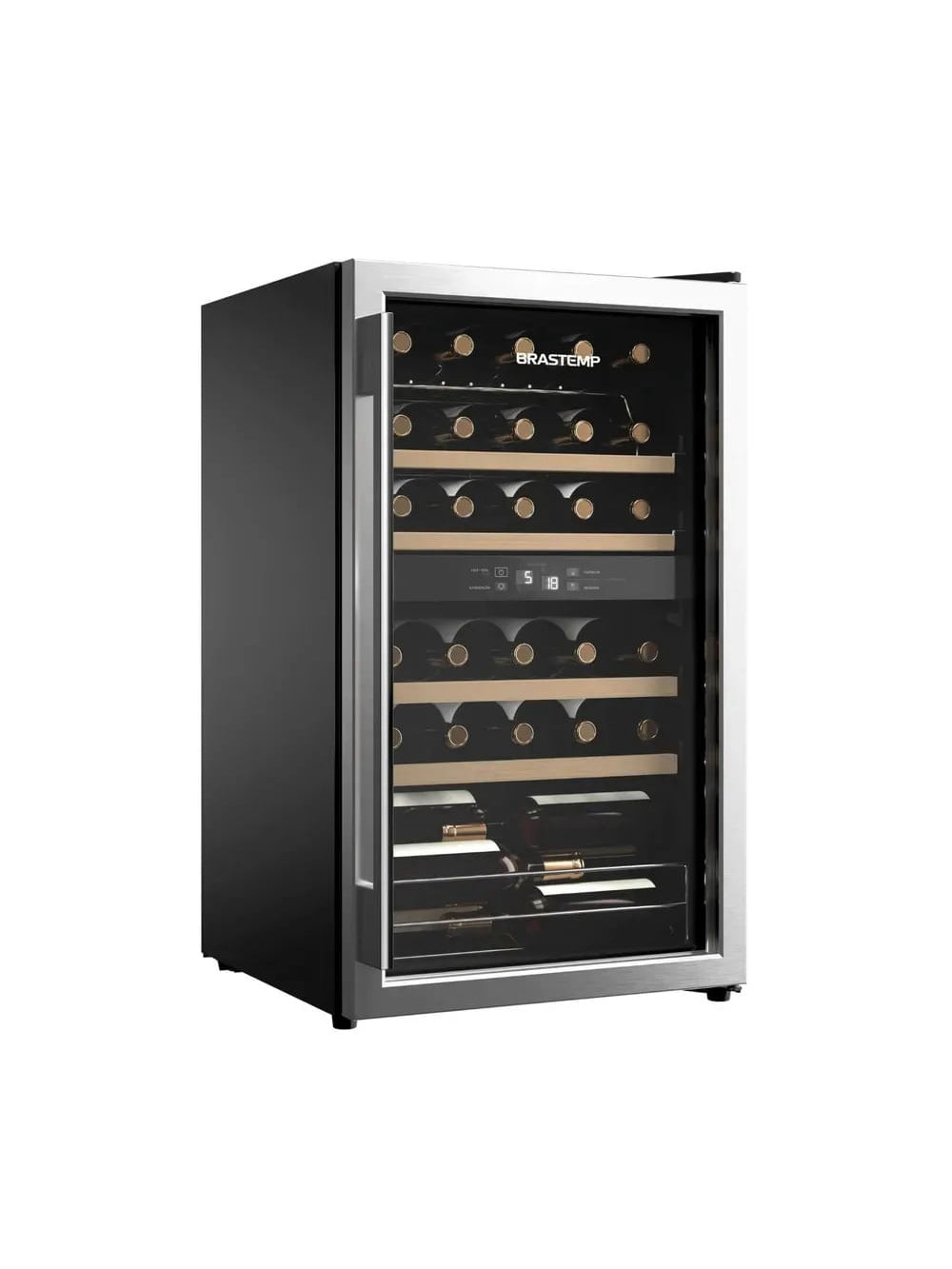 Adega Brastemp 33 Garrafas Dual Zone Inox 220V BZB33BEBNA