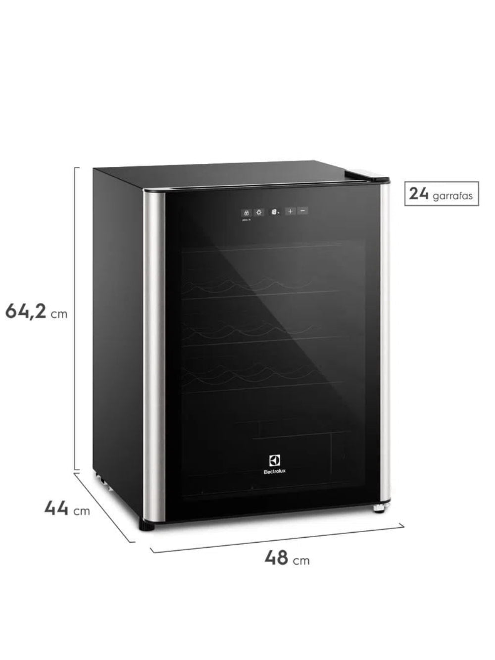 Adega Electrolux 24 Garrafas WSF24 Preta 110V 01242WBA135