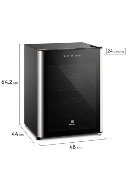 Adega Electrolux 24 Garrafas WSF24 Preta 110V 01242WBA135