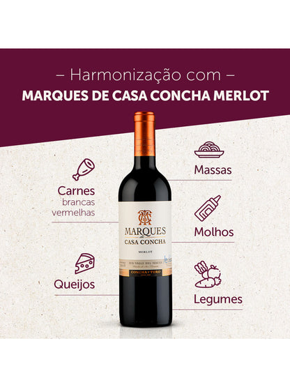 Vinho Chileno Marques De Casa Concha Merlot - Concha Y Toro