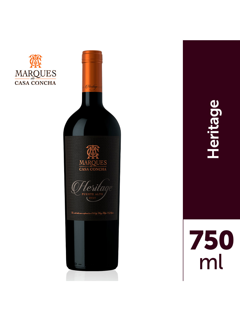 Marques De Casa Concha Heritage Cabernet Sauvignon 750Ml