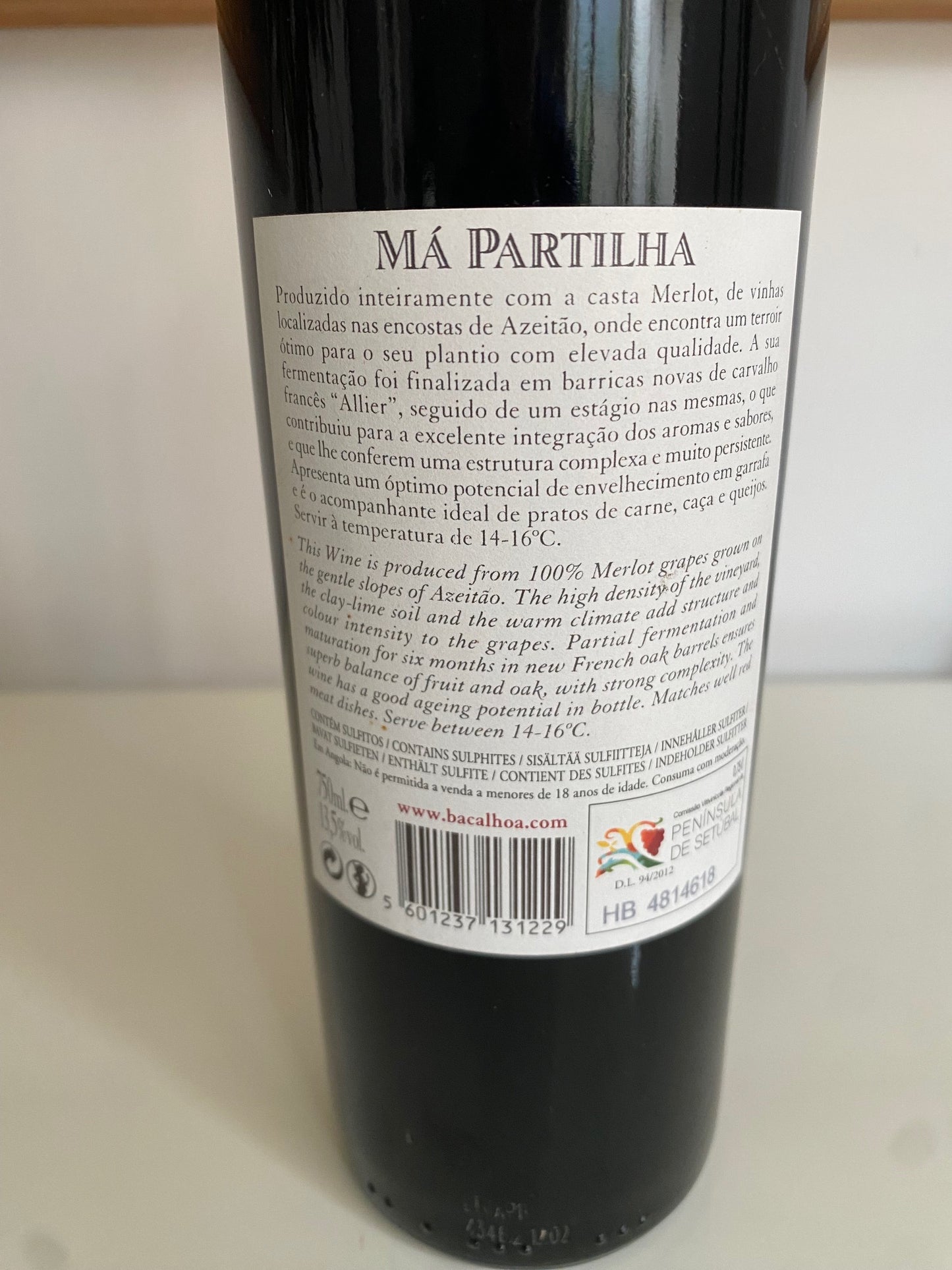 Má Partilha 2011 - Quinta da Bacalhôa