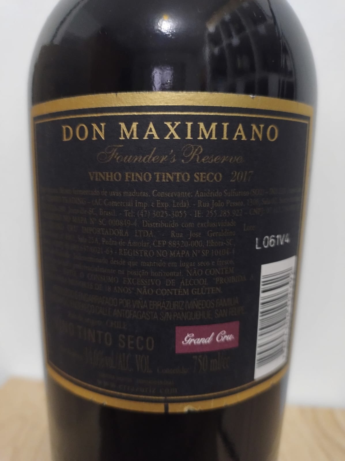 Errázuriz Don Maximiano Founder’s Reserve 2017