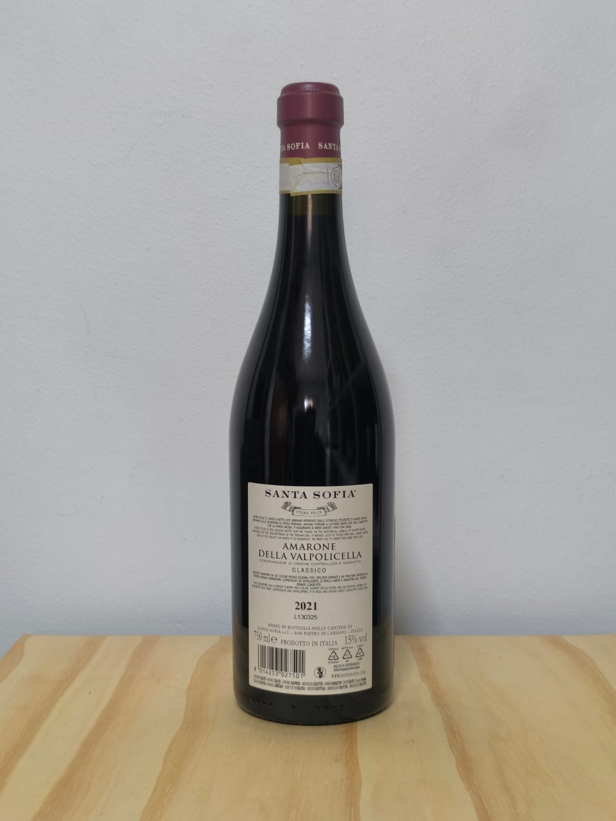 Santa Sofia Amarone della Valpolicella 2021 – Veneto, Itália (750 ml)