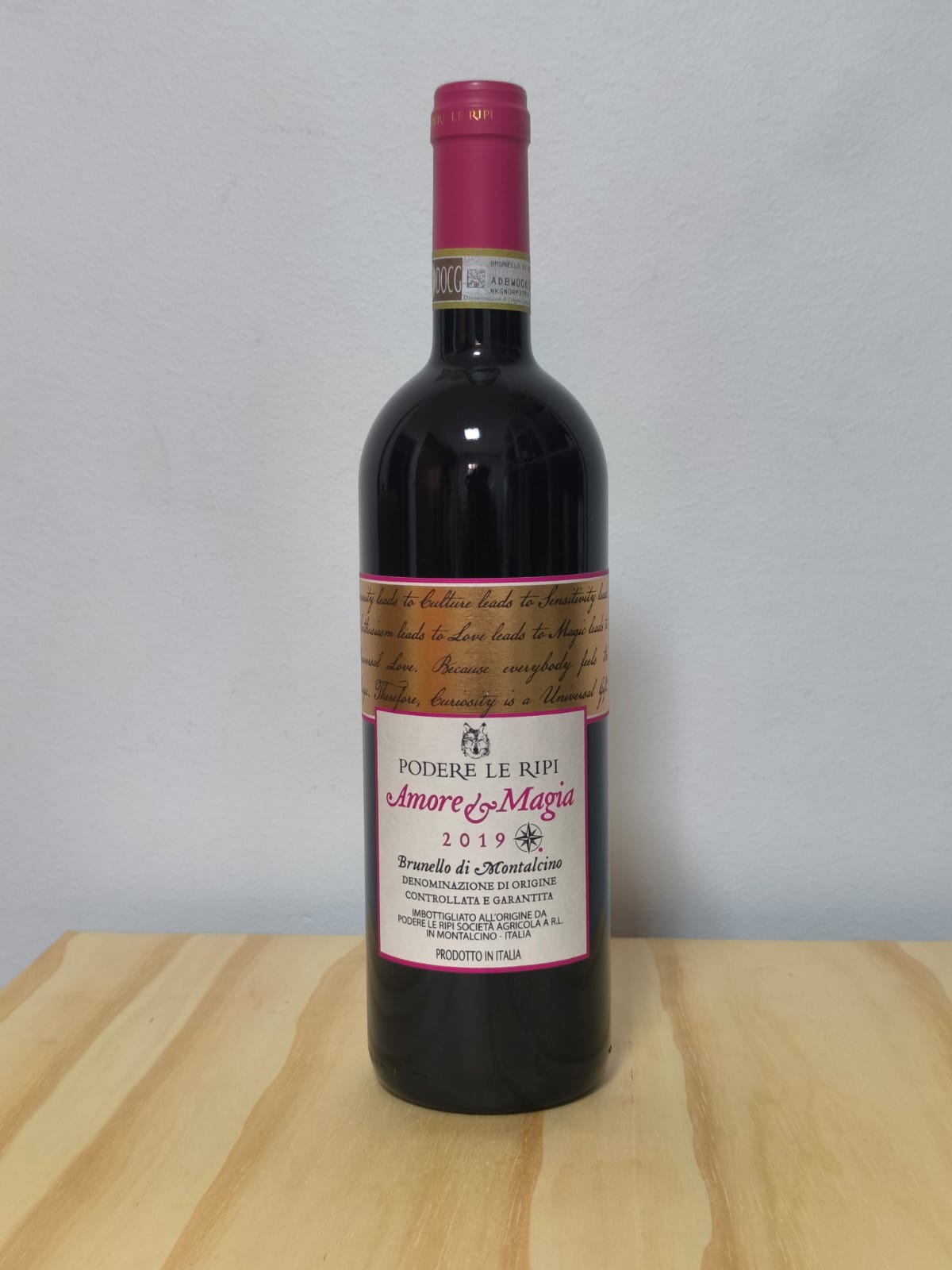 Brunello di Montalcino Amore e Magia 2019 – Toscana, Itália (750 ml)