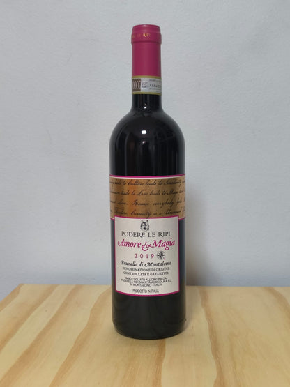 Brunello di Montalcino Amore e Magia 2019 – Toscana, Itália (750 ml)