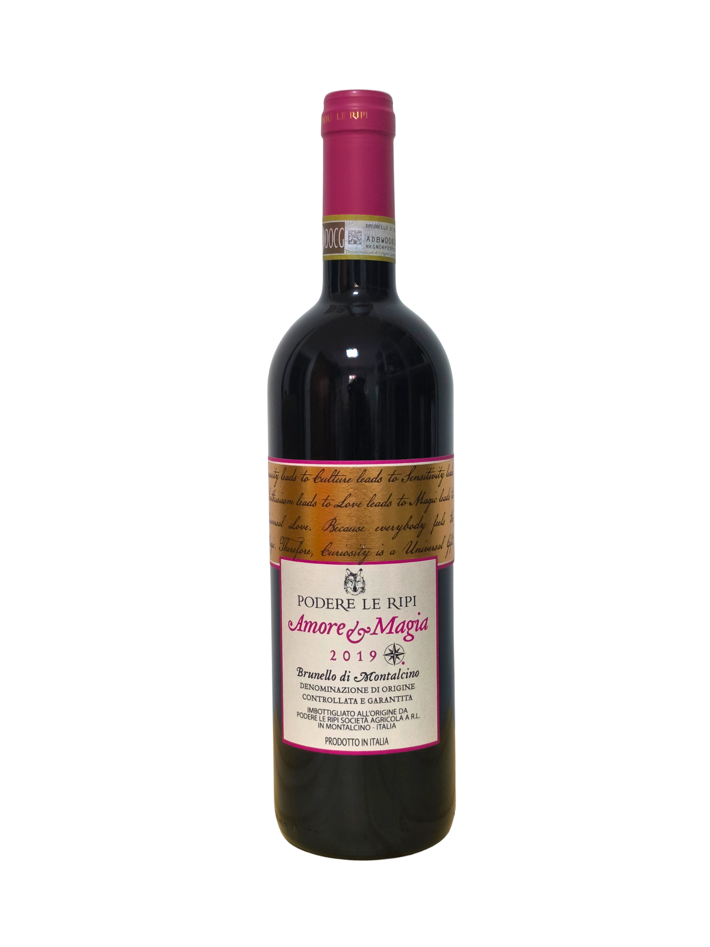 Brunello di Montalcino Amore e Magia 2019 – Toscana, Itália (750 ml)