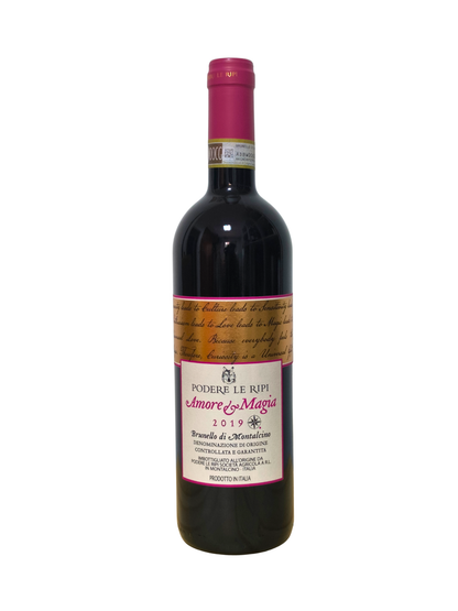 Brunello di Montalcino Amore e Magia 2019 – Toscana, Itália (750 ml)