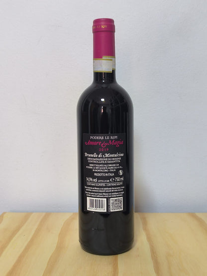 Brunello di Montalcino Amore e Magia 2019 – Toscana, Itália (750 ml)